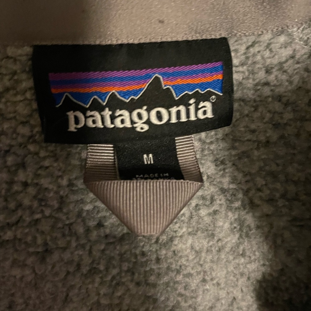 Patagonia better sweater jacket heather grey